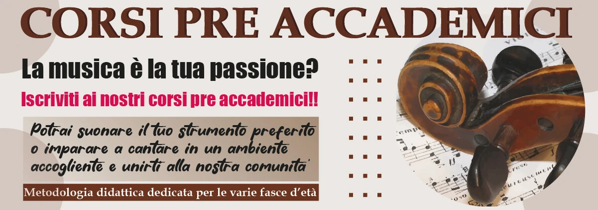 SCUOLA DI MUSICA A ROMA CIVICA SCUOLA DELLE ARTI CORSI PRE ACCADEMICI