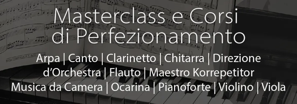 SCUOLA DI MUSICA A ROMA CIVICA SCUOLA DELLE ARTI MASTERCLASS CORSI DI PERFEZIONAMENTO